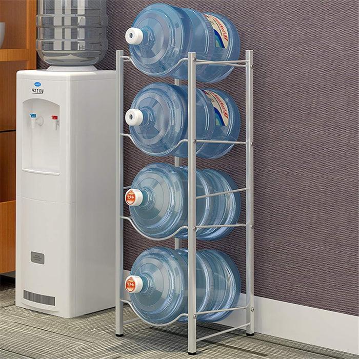 4-Tier 5 Gallon Water Bottle Storage Rack for Home & Office
