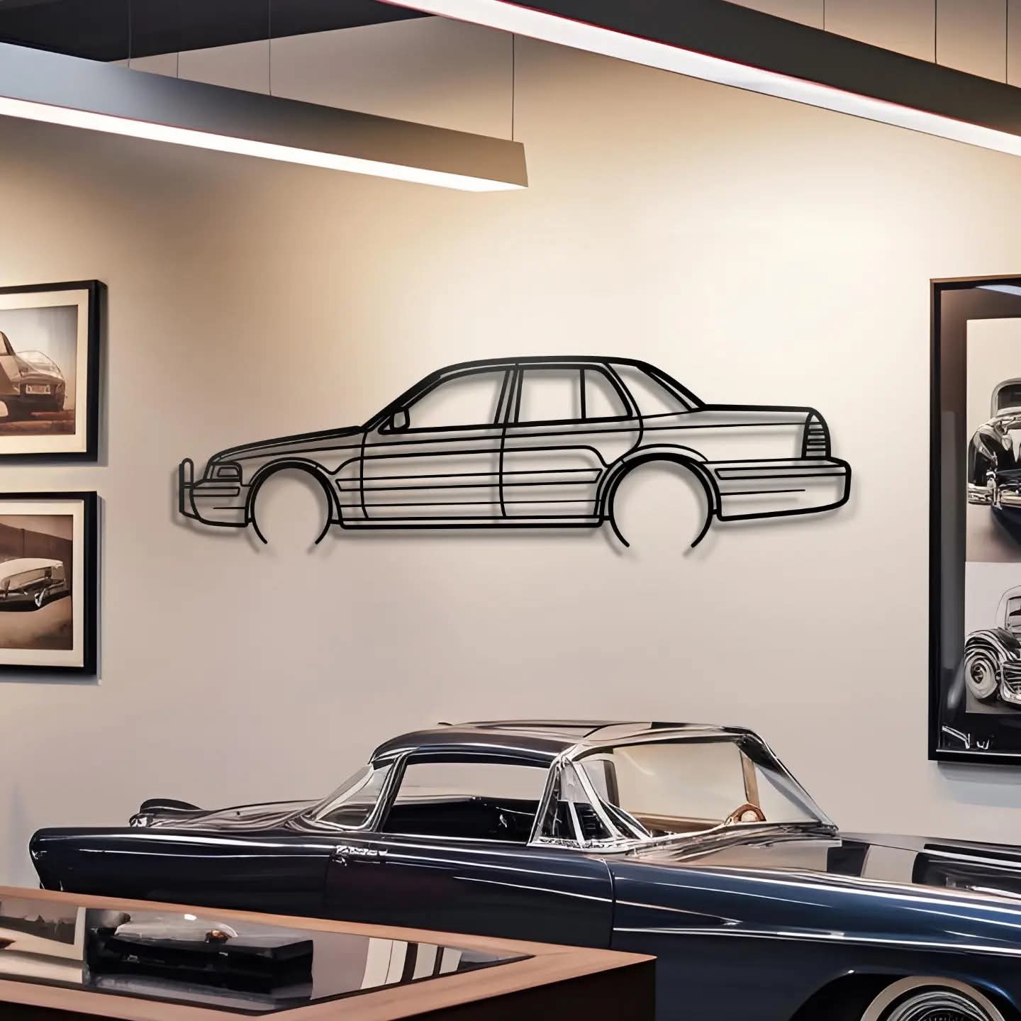SpeedLine Acrylic Car Wall Art