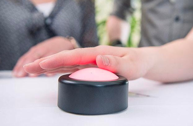 Quiz Buzzers with Lights & Sounds ā 4-Piece Game Show Answer Buzzer Set