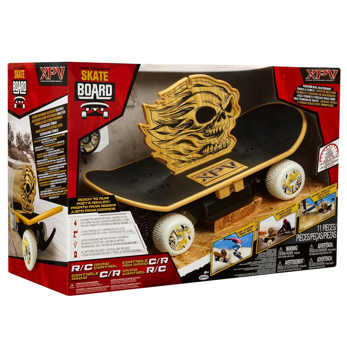 Electric RC Stunt Skateboard Toy – Remote Control Trick Vehicle for Kids