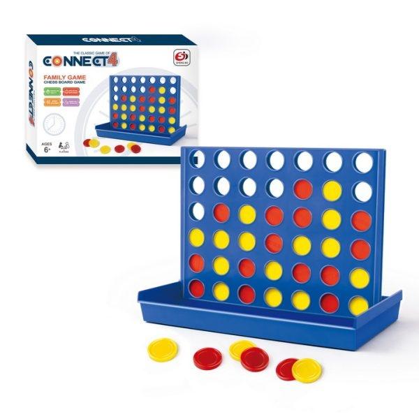 Connect 4 Family Board Game – Classic Four-in-a-Row Strategy Game for Kids & Adults