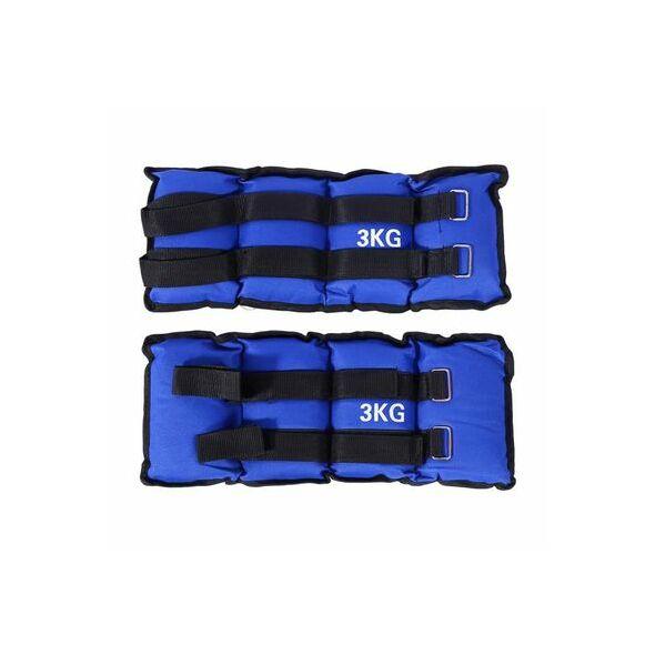 3KG Ankle Weights Pair – Adjustable Leg & Wrist Weights for Walking, Fitness, Gym & Training