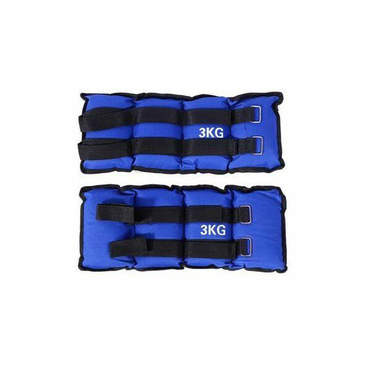 3KG Ankle Weights Pair – Adjustable Leg & Wrist Weights for Walking, Fitness, Gym & Training