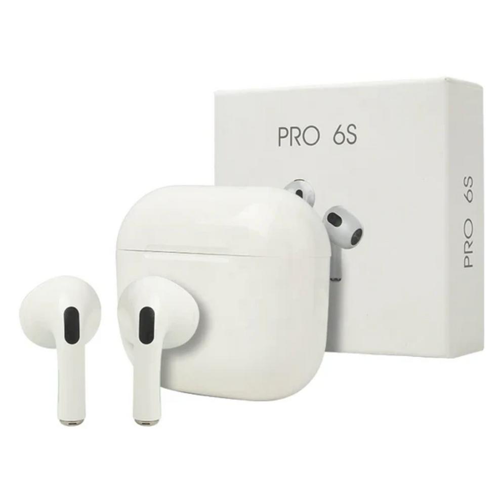 Pro 6S TWS Wireless Earbuds – Bluetooth Stereo Earphones with Charging Case