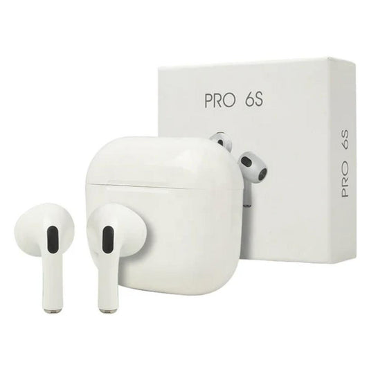 Pro 6S TWS Wireless Earbuds – Bluetooth Stereo Earphones with Charging Case