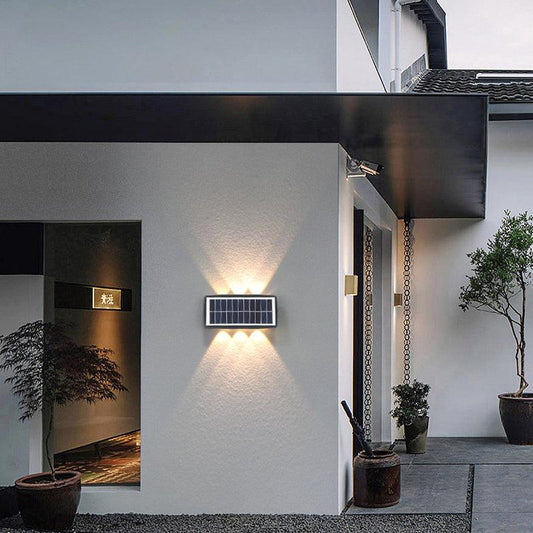 Solar Powered LED Wall Light