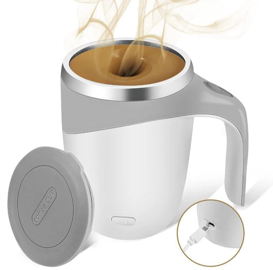Hands-Free Self-Stirring Mug – Automatic Drink Mixer