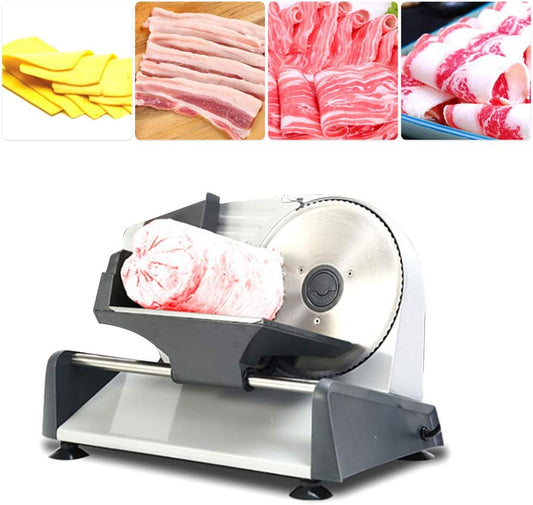 Electric Meat & Bread Slicer – Adjustable Food Cutting Machine for Home Kitchen