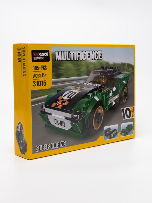 DECOOL Multificence 31015 Super Racing Car Building Set – 195+ Pieces