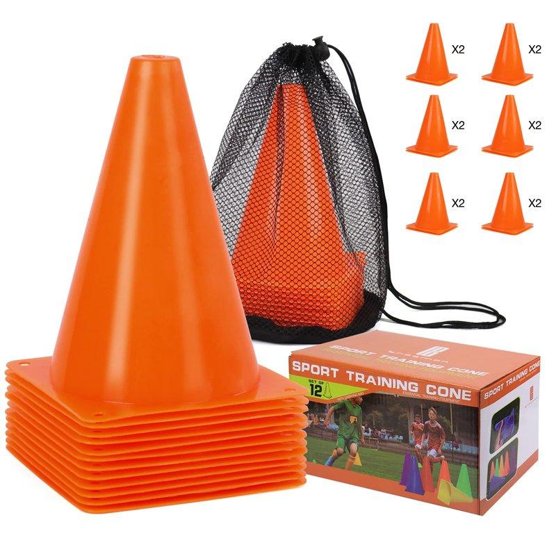 12-Inch Football Training Cones – Pac