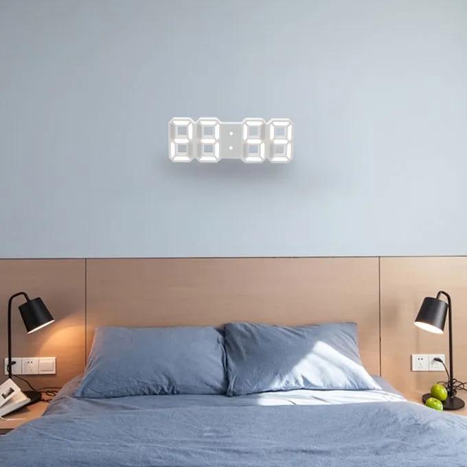Modern Digital LED Clock – Large Display Electronic Desk & Wall Clock