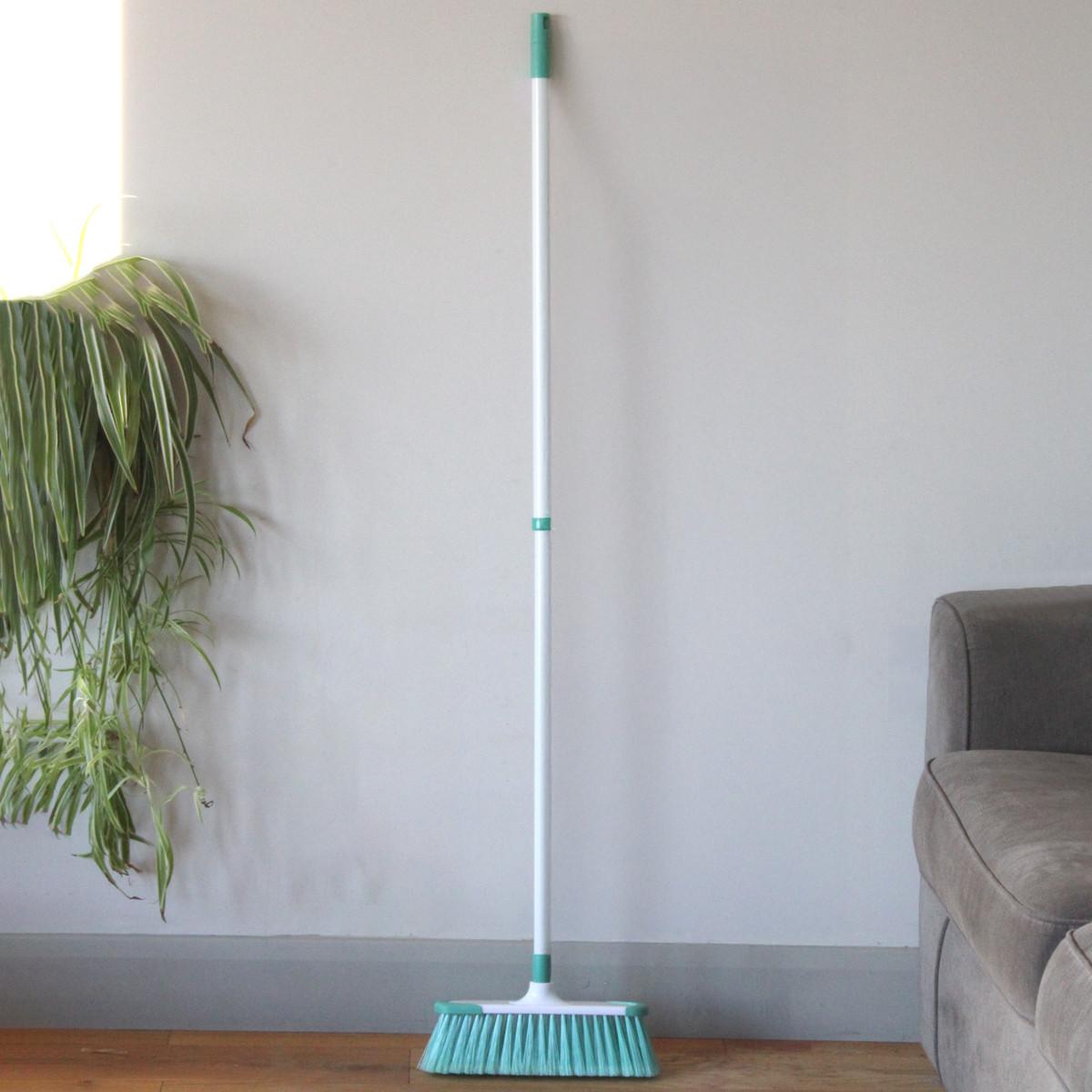 Long Handle Floor Broom – Multi-Surface Household Cleaning Brush
