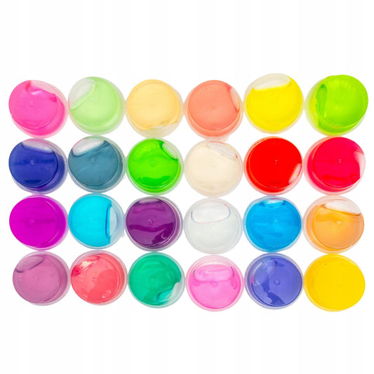 24-Piece 5D Jelly Slime Creative Toy Set