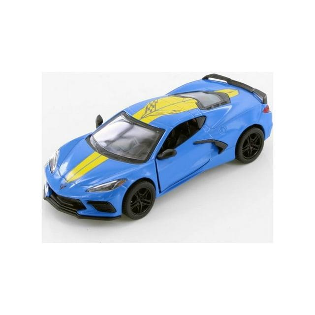KINSMART 2021 Corvette Livery Edition Die-Cast Model Car 1:36 – Pull-Back Collectible Toy