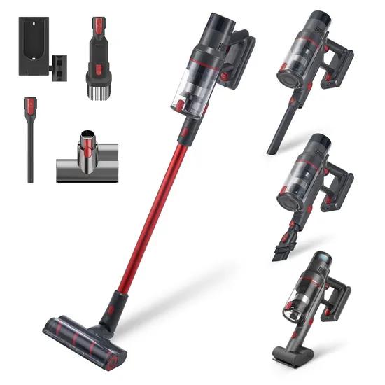 G6 Cordless Vacuum Cleaner – Lightweight Swivel Sweeper with 360° Rotating Head for Floors & Pet Hair