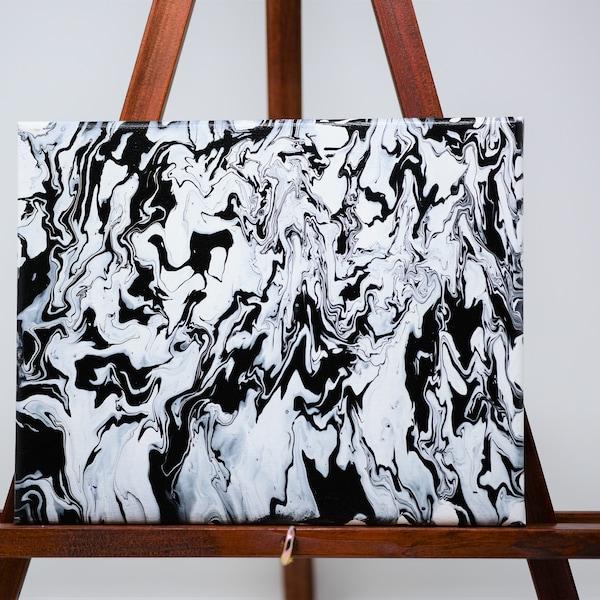 Acrylic Paint White & Black Set – Artist Painting Colors for Canvas, Crafts & DIY Projects