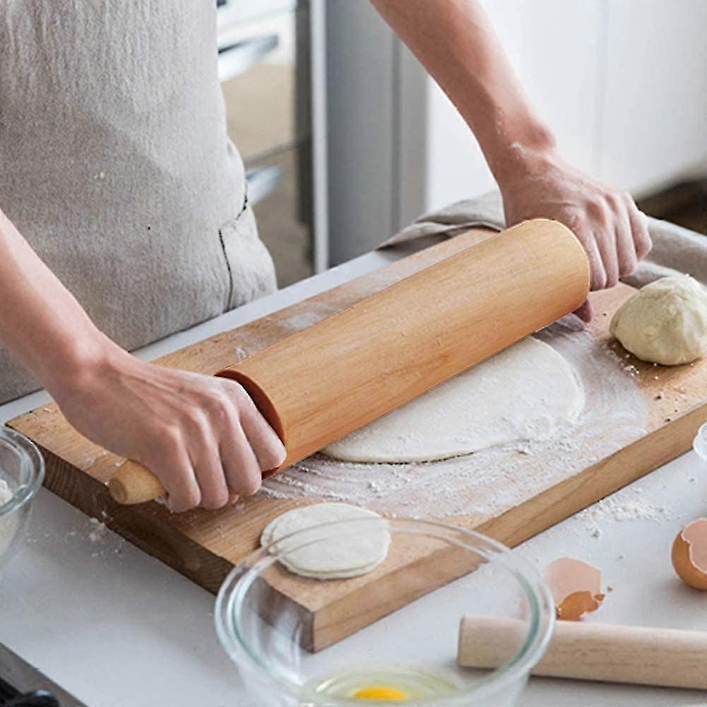 Wooden Rolling Pin for Baking & Dough
