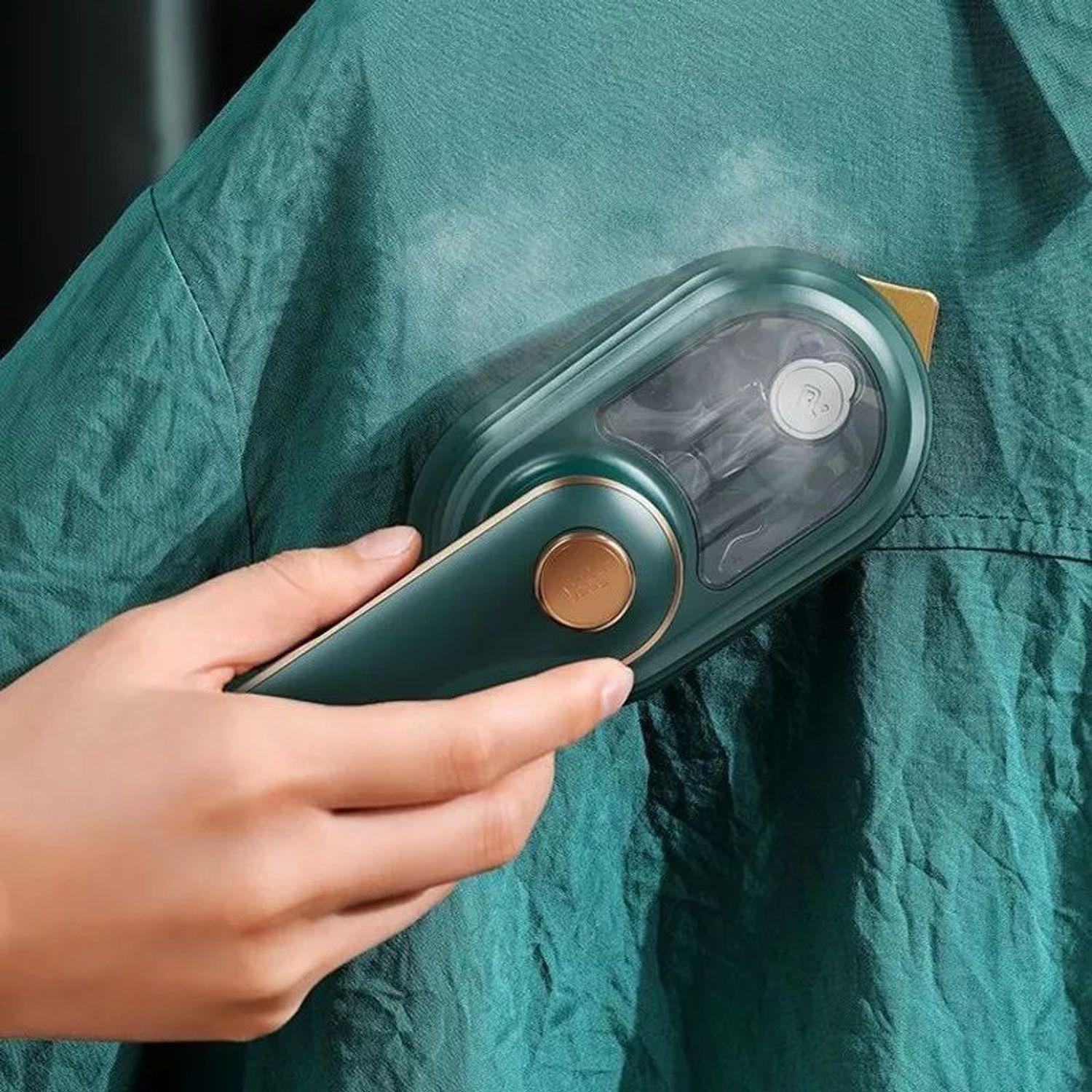 Mini Steam Iron – Portable Travel Clothes Steamer