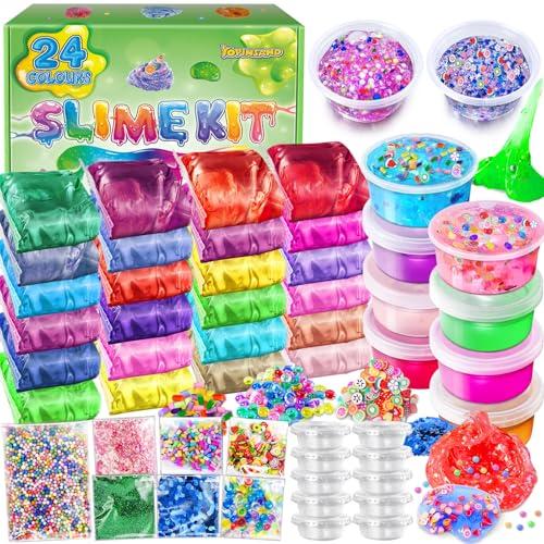 24-Piece 5D Jelly Slime Creative Toy Set