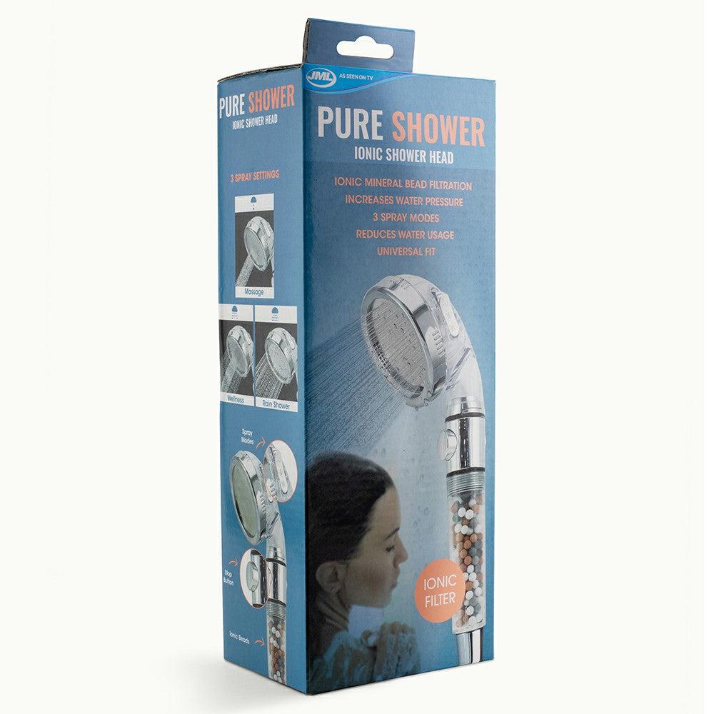 Ionic High-Pressure Shower Head – Water-Saving