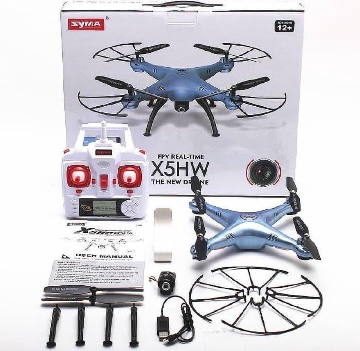 SYMA X5HW WiFi FPV RC Drone with HD Camera – Altitude Hold & 360° Roll