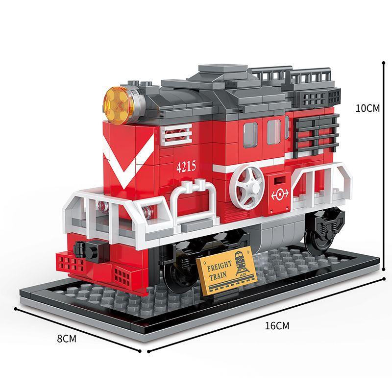COGO Classic Train Building Blocks Set