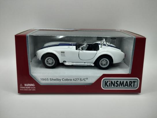 KINSMART 1965 Shelby Cobra 427 S/C Die-Cast Model Car 1:32 – Classic Sports Car