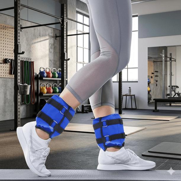 3KG Ankle Weights Pair – Adjustable Leg & Wrist Weights for Walking, Fitness, Gym & Training
