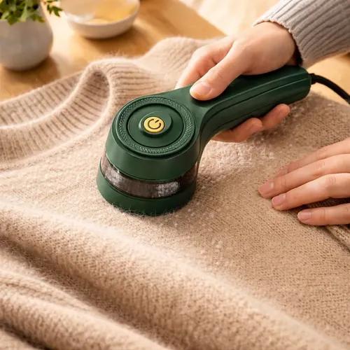 Portable Electric Lint Remover & Fabric Shaver – Rechargeable Clothes Fuzz, Lint & Pilling Remover