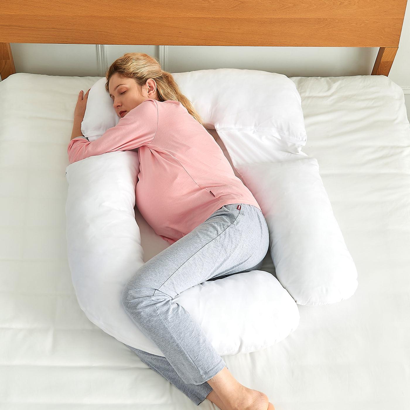 Adam Home U-Shaped Full Body Pregnancy Support Pillow