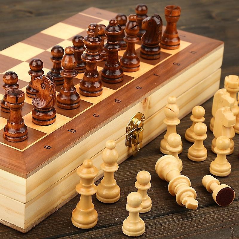 Classic Wooden Chess Board Game Set