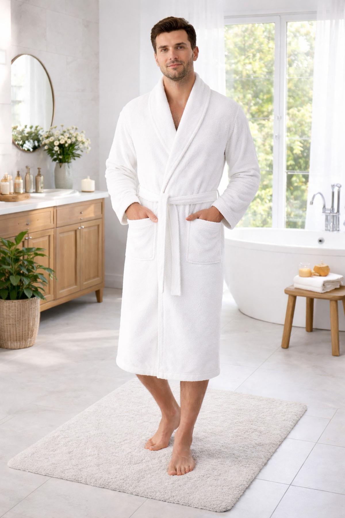 Soft Terry Cotton Bathrobe – Unisex