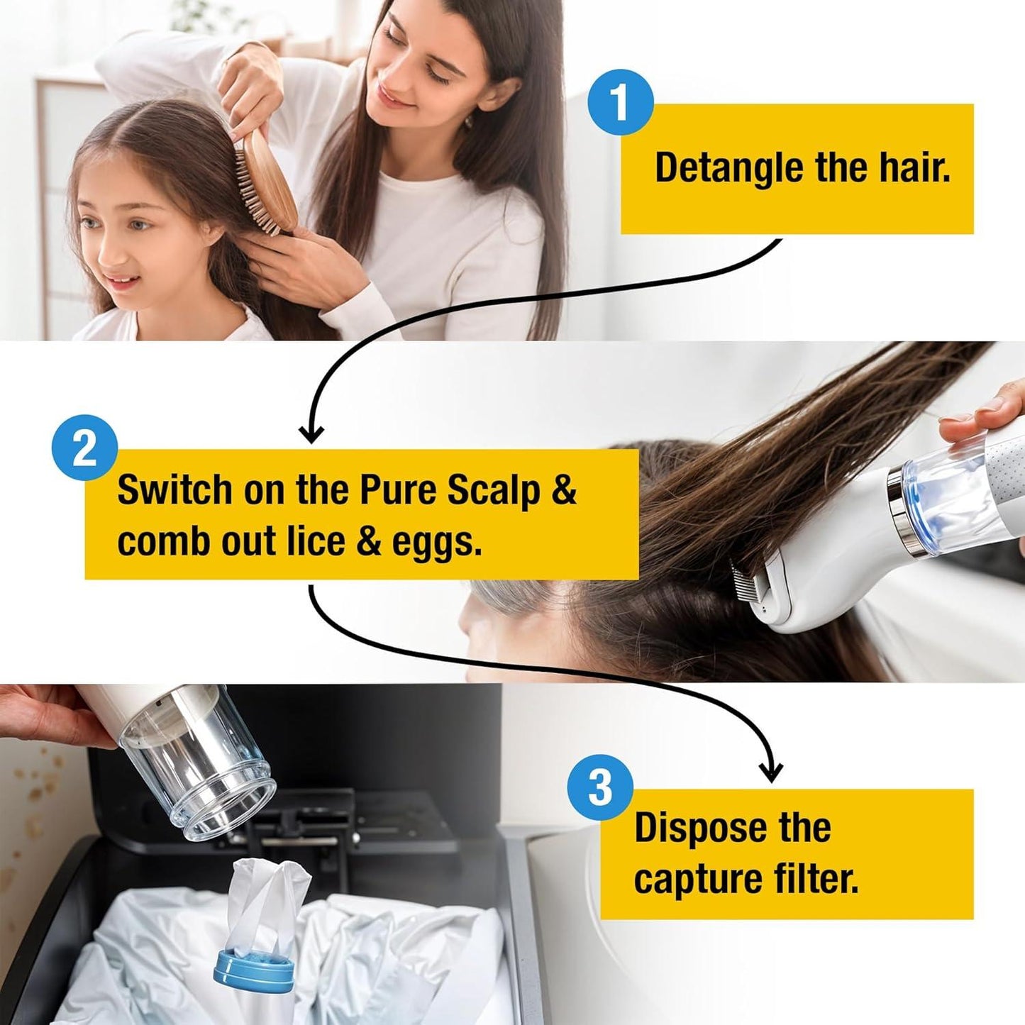 V-Comb Electronic Head Lice Remover