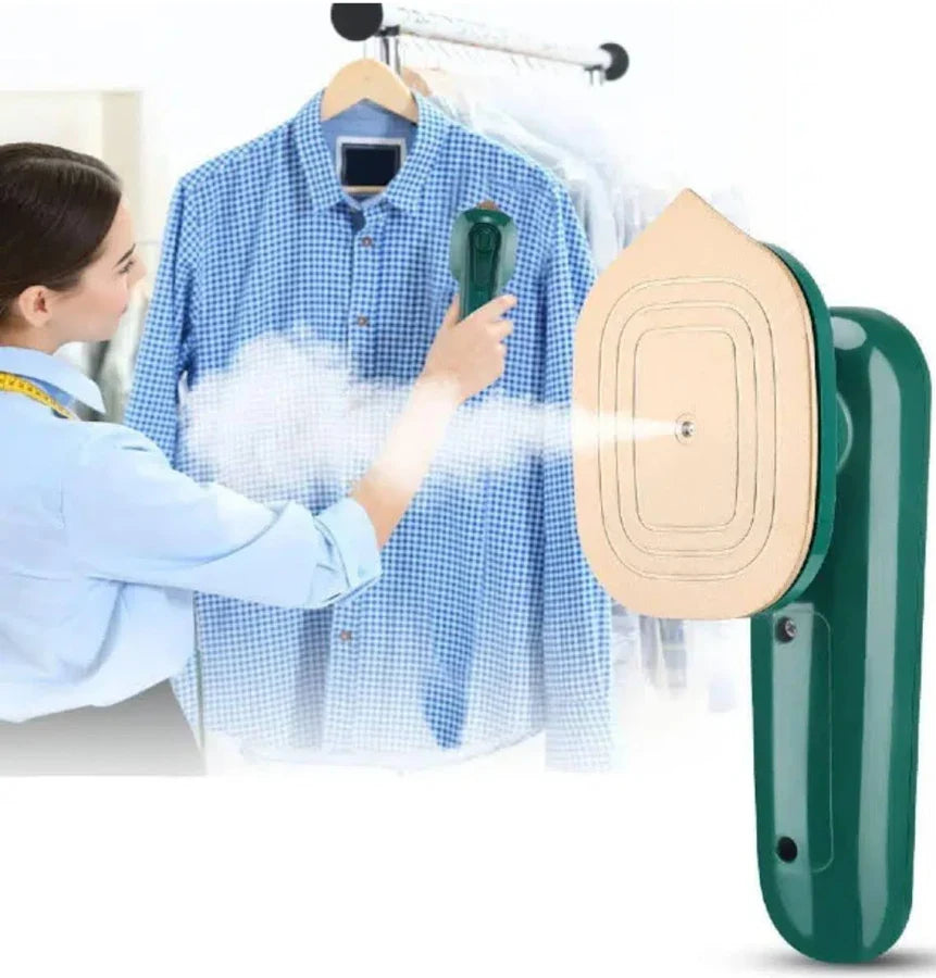 Mini Steam Iron – Portable Travel Clothes Steamer