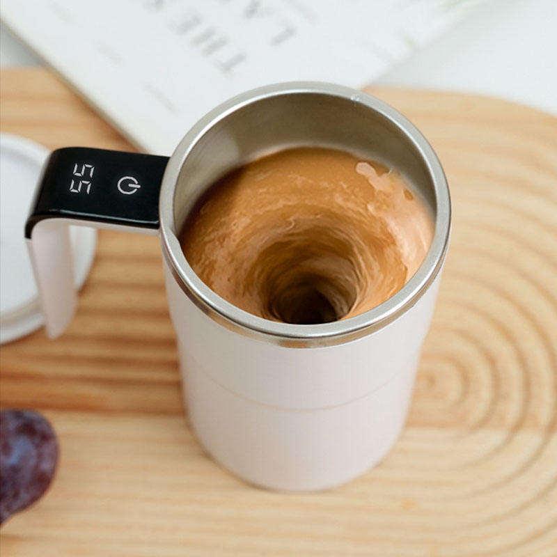 Hands-Free Self-Stirring Mug – Automatic Drink Mixer