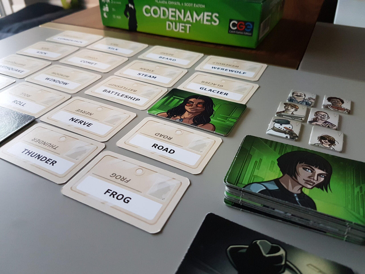Codenames: Duet Cooperative Word Game – Strategy Game for 2+ Players