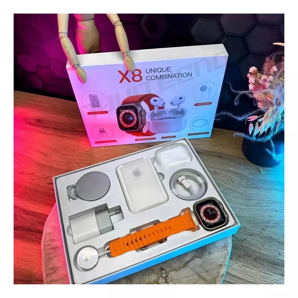 X8 Unique Combination Smart Watch 8-in-1 Set