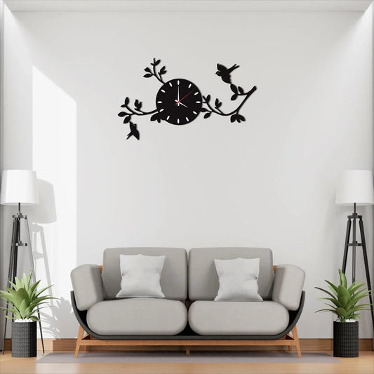 Birds on Branches DIY 3D Wall Clock | Modern Home Décor UAE