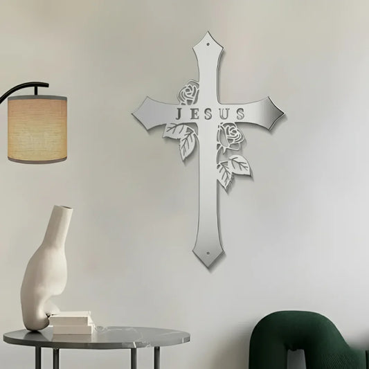 Jesus Cross – Christian Wall Decor for Christmas & Baptism