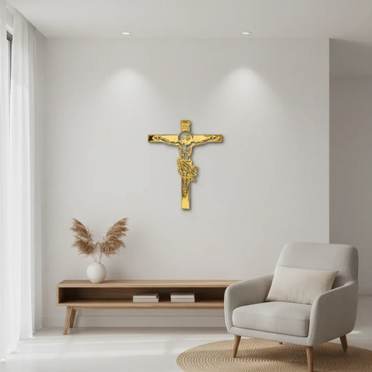 Jesus Christ and Cross – Christian Acrylic Wall Home Decal UAE