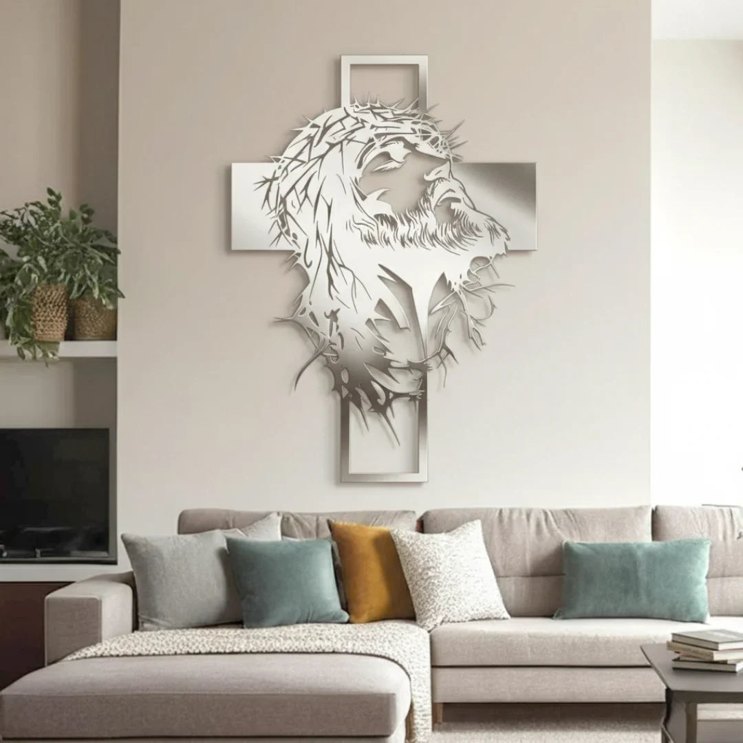 Jesus with Cross – Christmas Wall Decor UAE