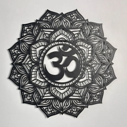 Om Mandala Acrylic Wall Art | Festive Wall Decor
