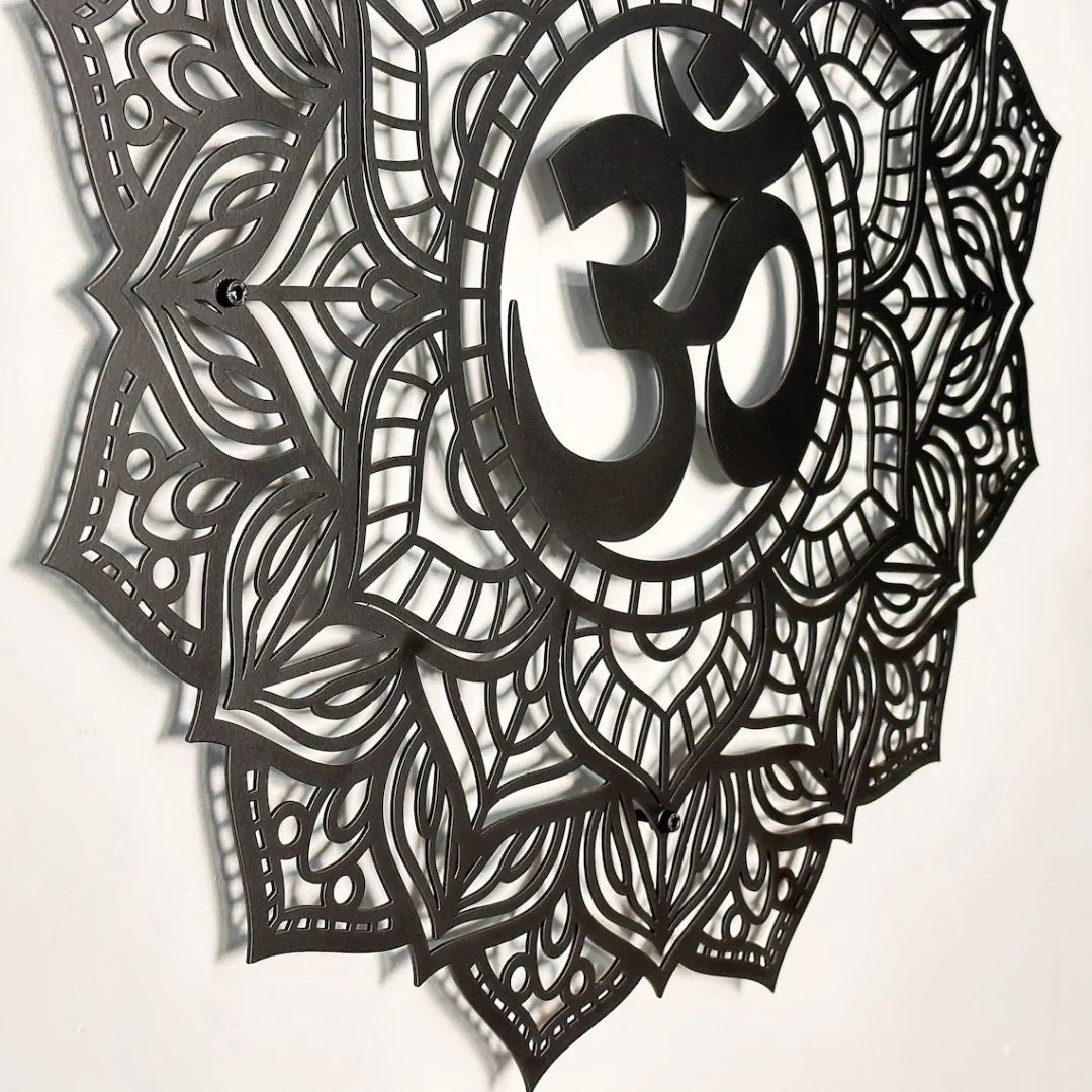Om Mandala Acrylic Wall Art | Festive Wall Decor