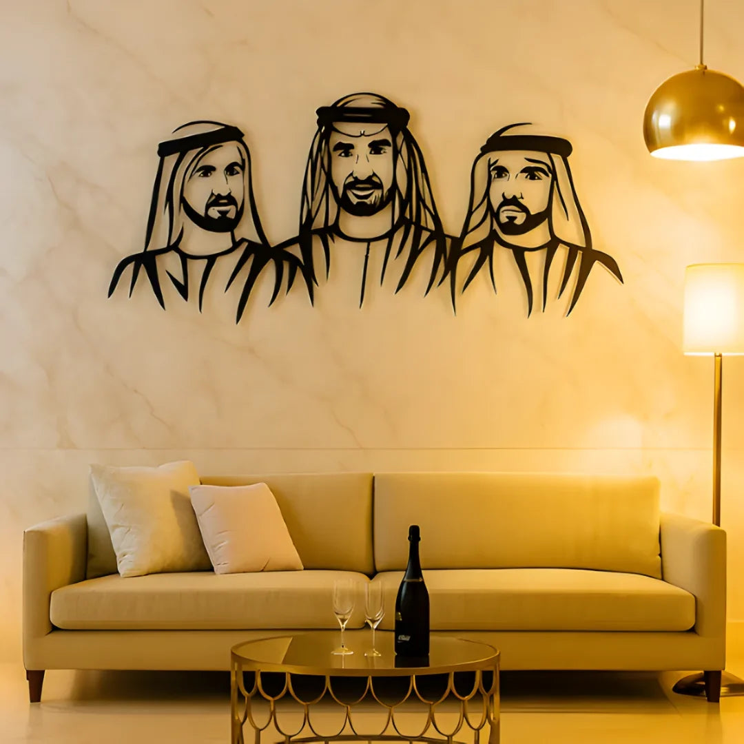 Sheikh Mohammad Bin Rashid, Sheikh Hamdan Potrait