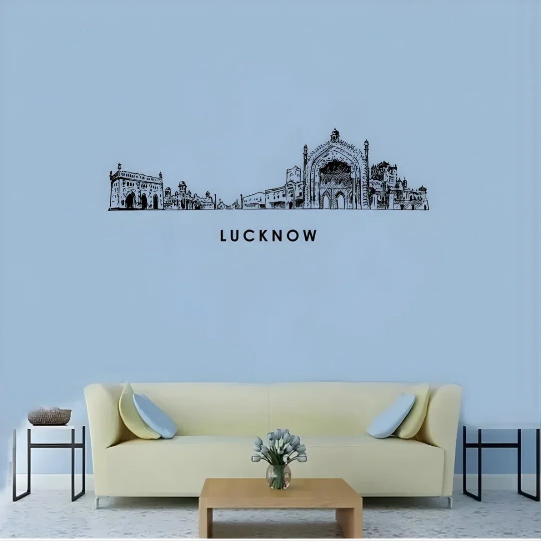 Acrylic Lucknow Skyline Wall Art for Home Decor