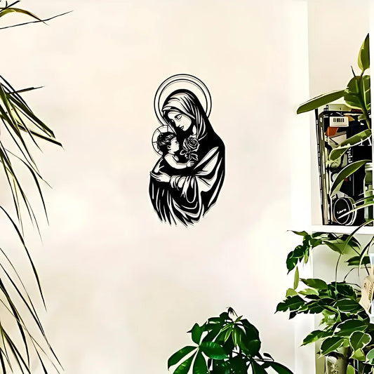 Mother & Youngsters Christian Wall Décor UAE | Christmas & Baptism Gift for Church & Home