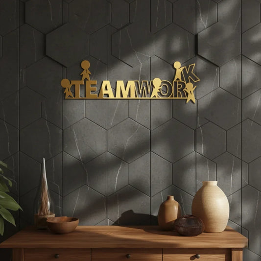 Teamwork Wall Art | Office Motivational 3D Wall Decor – UAE