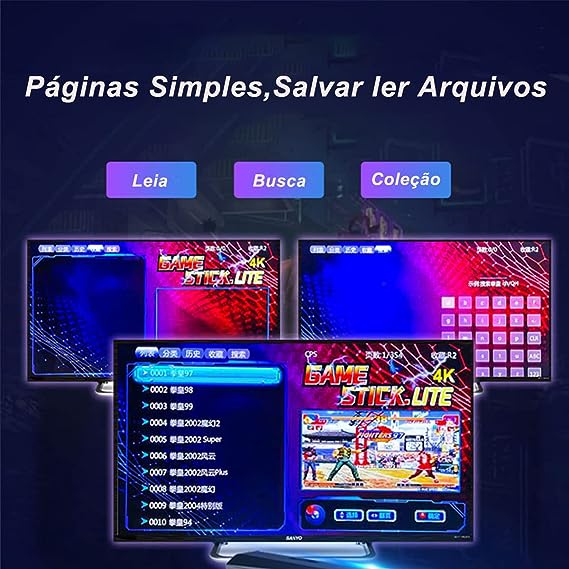 Game 4K Smart TV Stick - 10,000 Retro Video Games for TV & Console