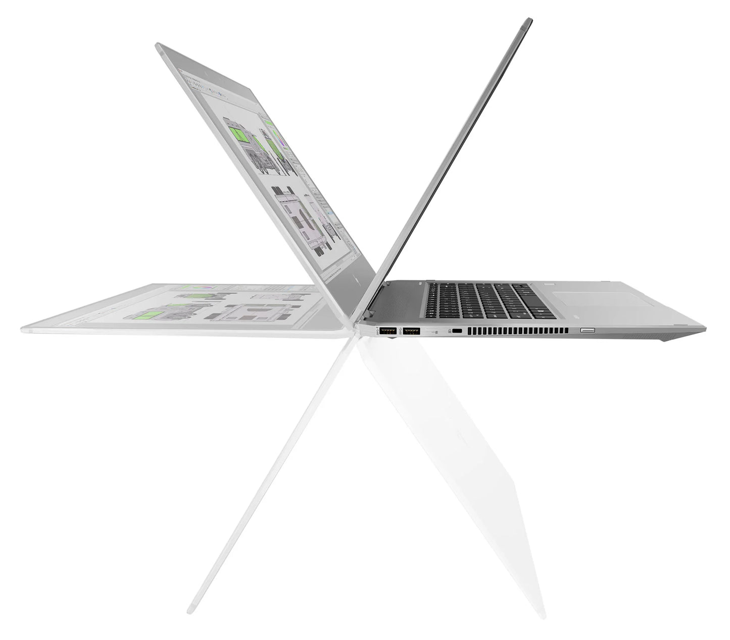HP ZBook Studio x360 G5, Intel Xeon E-2176M, 16GB RAM, 512GB PCIe SSD, 15.6" 4K Touch, NVIDIA Quadro P1000 (Used)