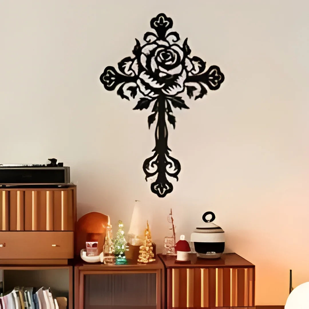 Jesus Cross Unique Design - Christmas & Baptism Decor - For Church or Home